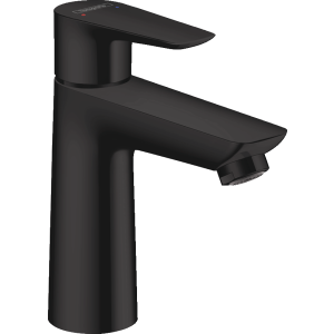 Смеситель для раковины hansgrohe Talis E 110, со сливным гарнитуром 71710670, матовый черный