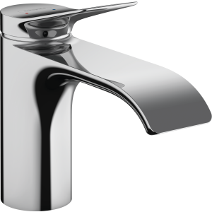 Смеситель для раковины hansgrohe Vivenis 80 со сливным гарнитуром 75010000, хром