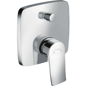 Внешняя часть смесителя для ванны hansgrohe Metris скрытого монтажа 31454000, хром