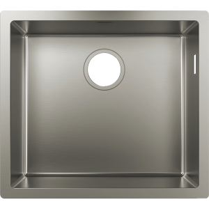Кухонная мойка hansgrohe S71 S719-U500 интегрированная 43427800, нержавеющая сталь