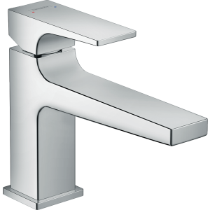 Смеситель для раковины hansgrohe Metropol 100 с донным клапаном Push-Open 32502000, хром